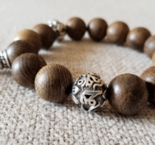 Амулет - Браслет із дерева Агар для духовної практики