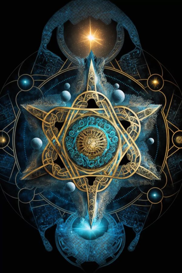 Sacred geometry of the soul number 7