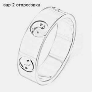 Золотое кольцо Инь Янь