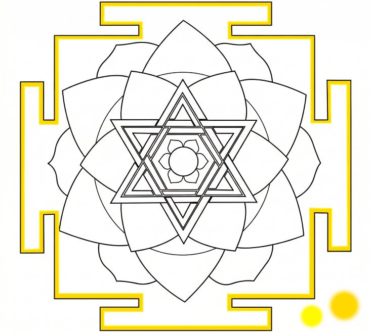 Внутренняя рамка квадрата