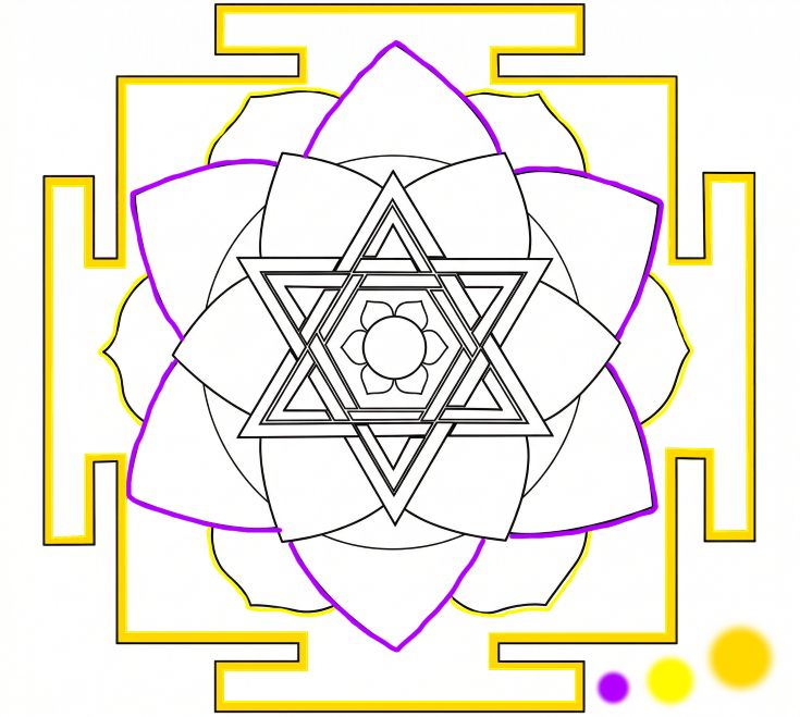 Контур внутреннего лотоса