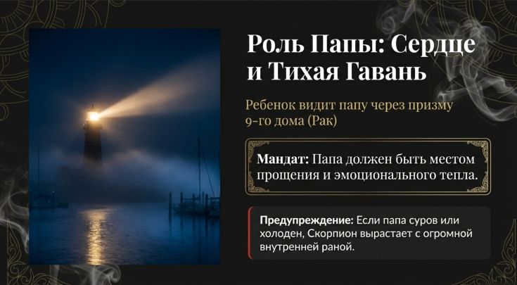 Ребёнок-Скорпион и лагна папы