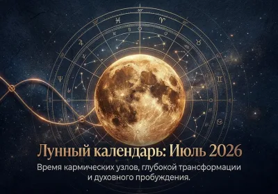 Лунный календарь: июль 2026 главная