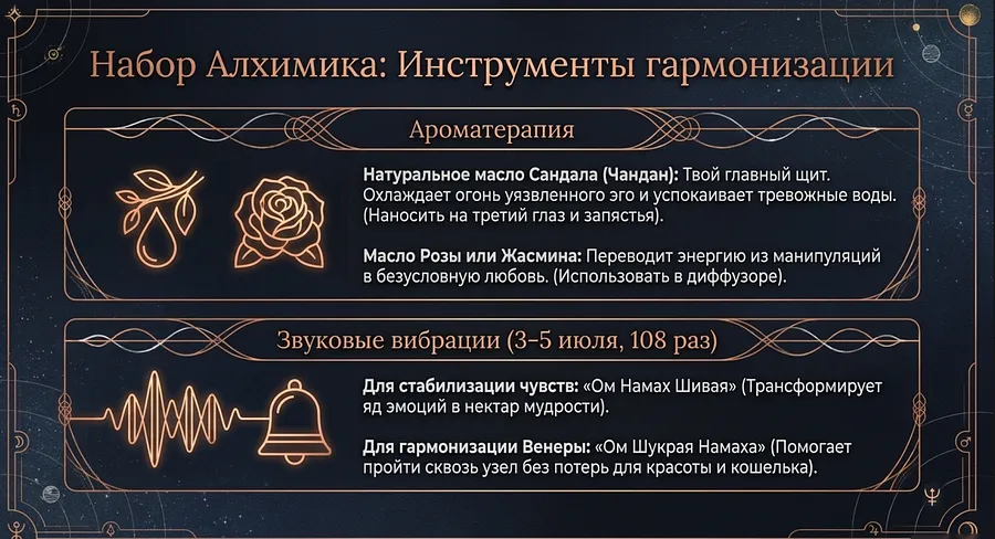 Лунный календарь июль 2026 ганданта Венеры упаии