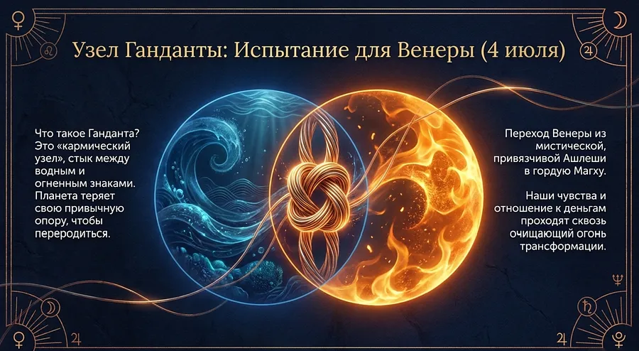 Лунный календарь июль 2026 ганданта Венеры