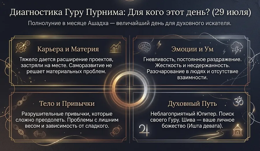 Лунный календарь июль 2026 Гуру пурнима
