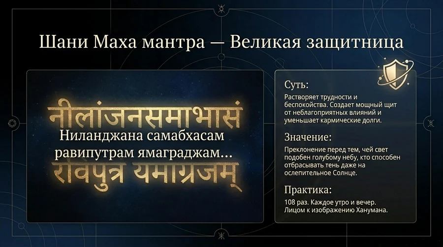 шани маха мантра сатурну