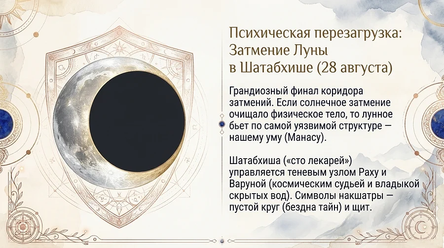 Затмение Луны 28 августа