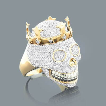 skull with crown skull with crown